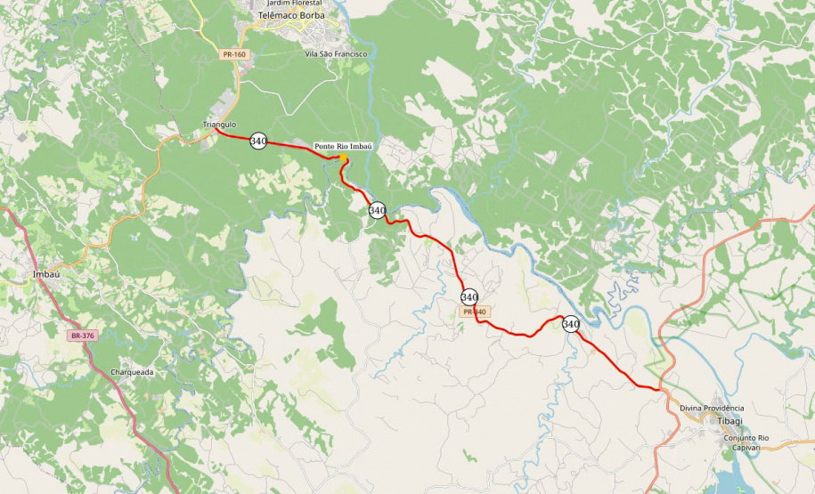 Ponte entre Telêmaco Borba e Tibagi será liberada nesta segunda-feira de manhã