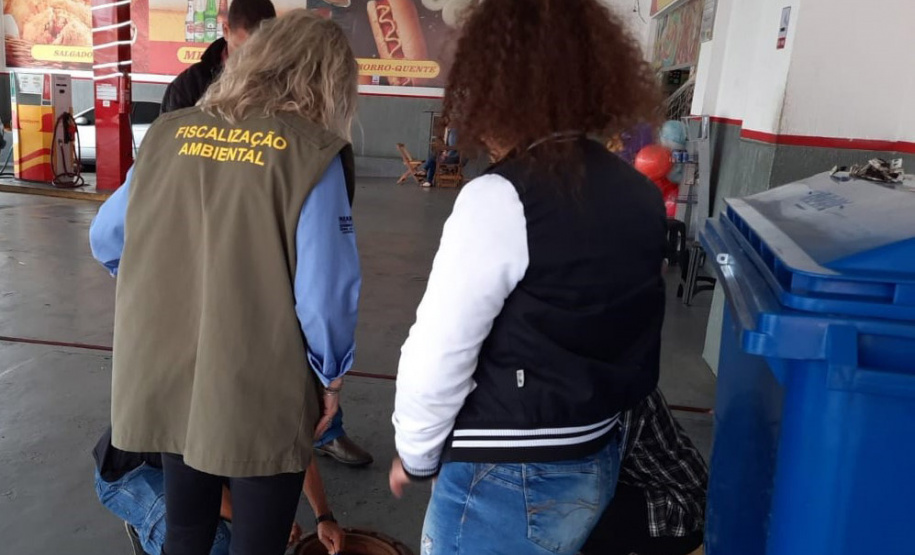 Fiscais do IAT fecham posto de combustível em Ponta Grossa por falta de licença ambiental