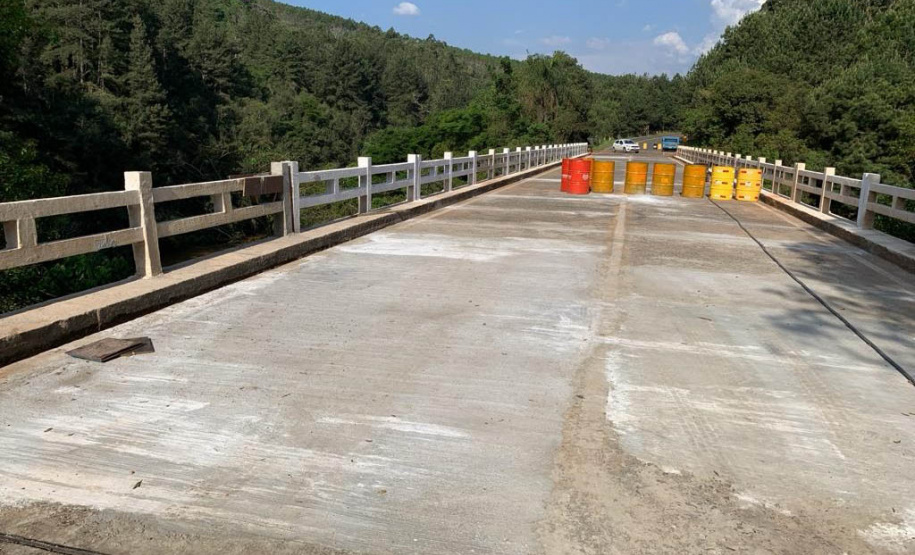 Ponte entre Telêmaco Borba e Tibagi será liberada nesta segunda-feira de manhã