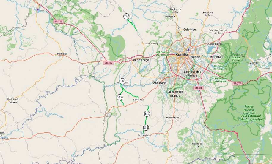PR-511 Conservação de estrada rural atende distrito em Contenda