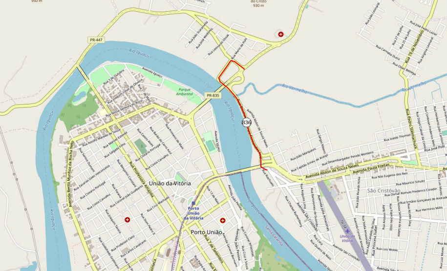 Rodovia em União da Vitória recebe reforço de segurança viária próximo ao Rio Iguaçu