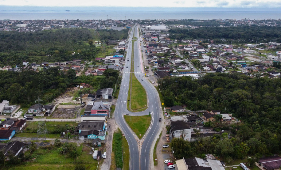 Lote 2 vai duplicar 13 km da PR-407, principal acesso para Pontal do Paraná, no Litoral