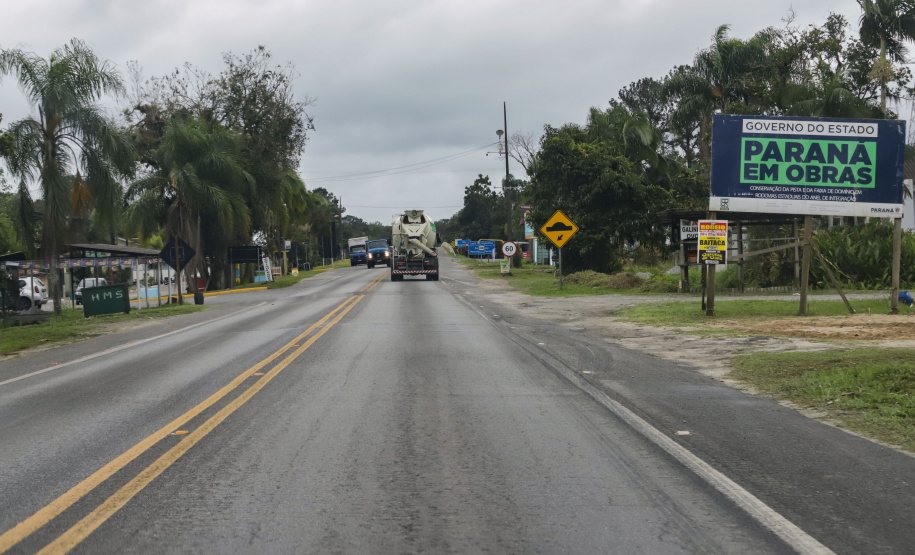 Lote 2 vai duplicar 13 km da PR-407, principal acesso para Pontal do Paraná, no Litoral