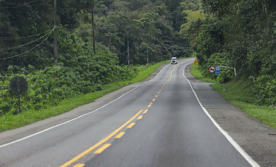 Antonina, 29 de agosto de 2023 - Rodovia PR 408, entre Morretes e Antonina.