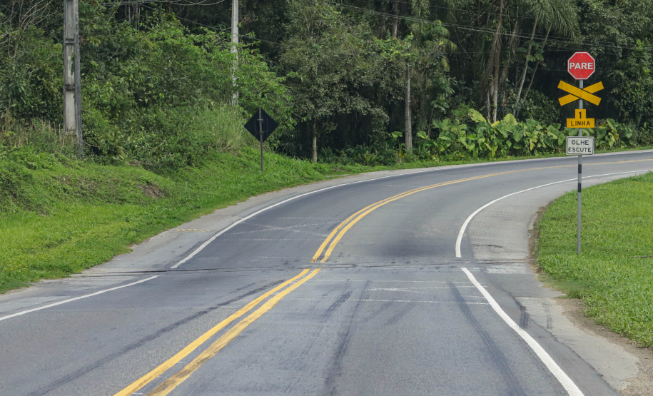 Antonina, 29 de agosto de 2023 - Rodovia PR 408, entre Morretes e Antonina.