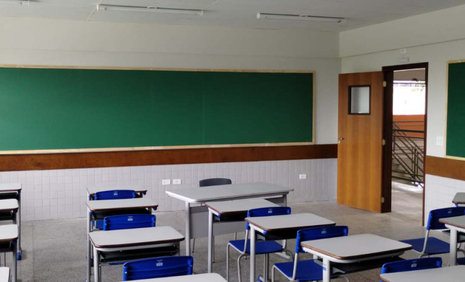 A mais recente unidade escolar foi entregue à população em Campo Largo, na Região Metropolitana de Curitiba (RMC), no início de agosto.