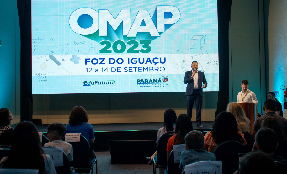Evento em Foz do Iguaçu premia vencedores das Olimpíadas de Matemática das Escolas Estaduais do Paraná (Omap) Caixa de entrada