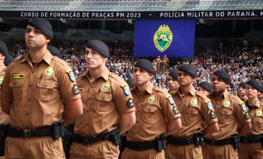 Após concurso histórico, Macrorregião de Curitiba ganha 1.452 policiais militares