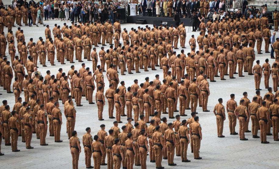 Após concurso histórico, Macrorregião de Curitiba ganha 1.452 policiais militares