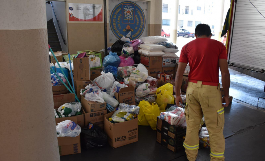 Campanha de solidariedade do Paraná arrecada 22 mil itens para o Rio Grande do Sul
