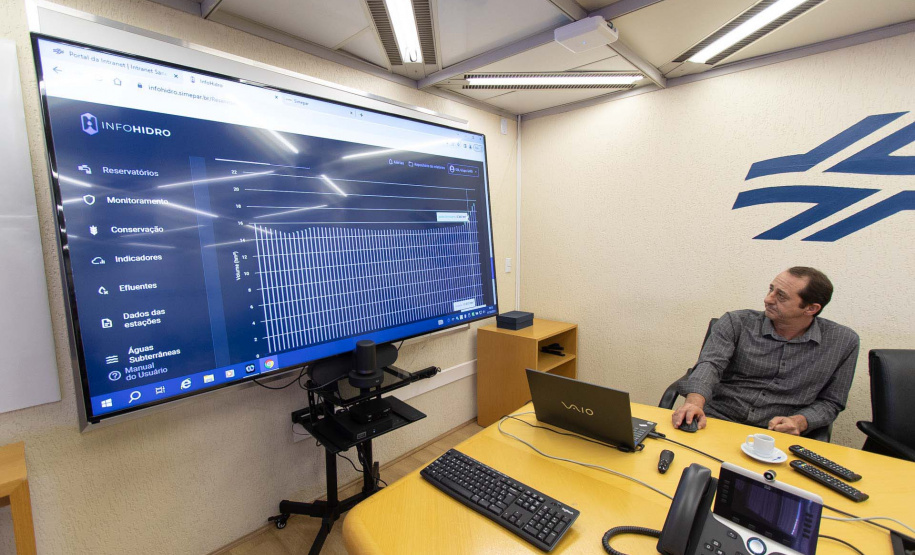 Sanepar disponibiliza sistema de monitoramento de bacias para Defesa Civil