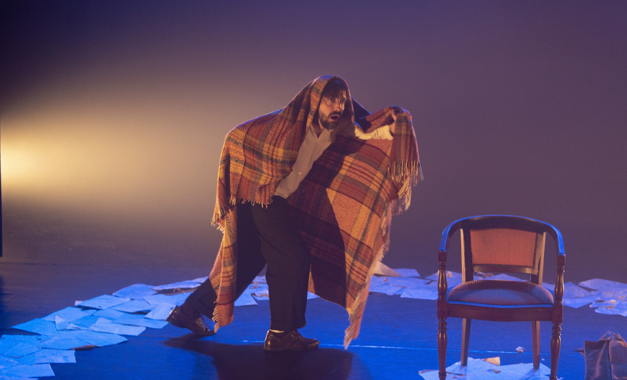 Sucesso de público, espetáculo ‘Diário de um Louco’ volta ao Mini-Guaíra em curtíssima temporada