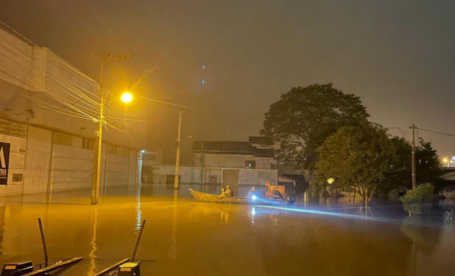 Policiais da Patrulha Costeira e do BPFRON estão reforçando o policiamento em União da Vitória