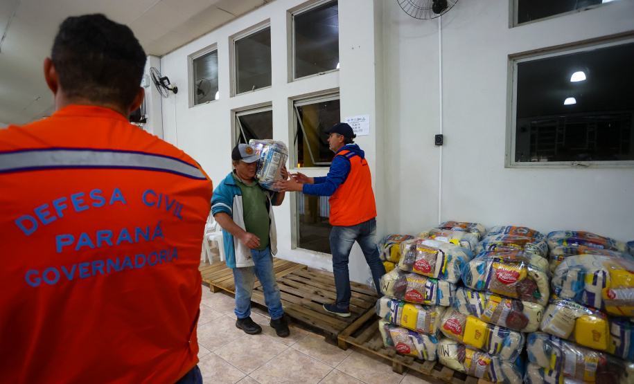 Mais 580 cestas básicas chegam a União da Vitória; Estado reforça suporte em regiões mais críticas