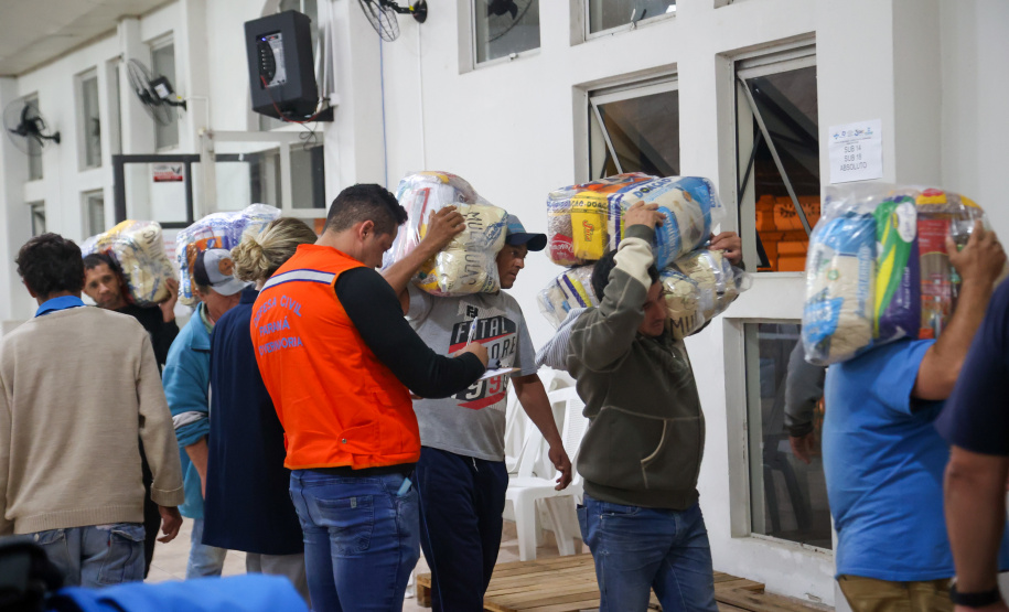 Mais 580 cestas básicas chegam a União da Vitória; Estado reforça suporte em regiões mais críticas
