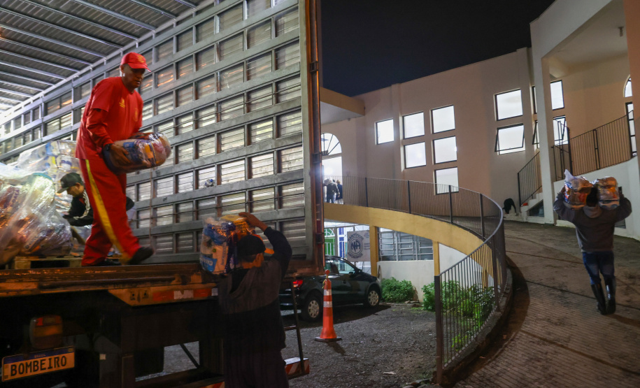 Mais 580 cestas básicas chegam a União da Vitória; Estado reforça suporte em regiões mais críticas