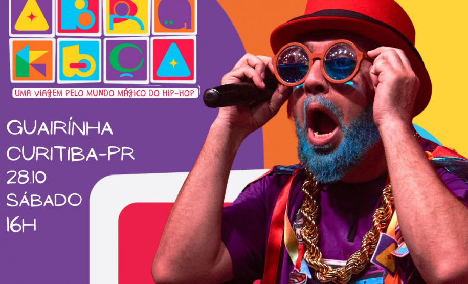 Espetáculo “Abrakbça” une hip-hop e universo lúdico para crianças no Guairinha
