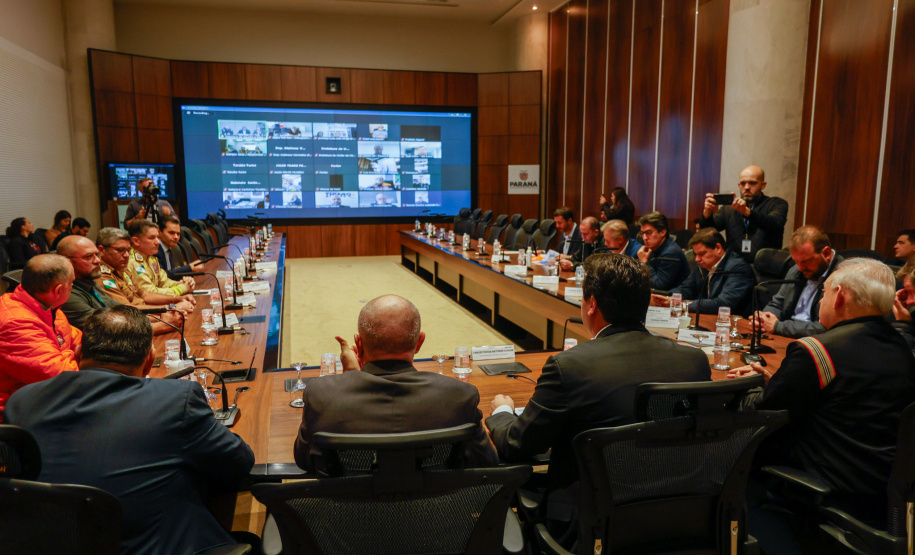 Reunião online governador