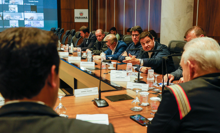 Reunião online governador