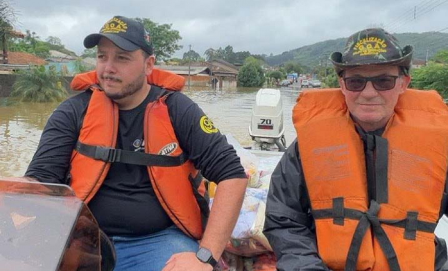 Apoio logístico e resgate de animais: IAT ajuda vítimas da enchente em União da Vitória