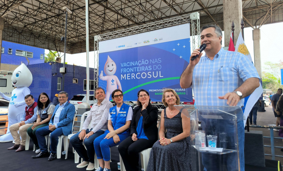 Projeto ''Fronteiras Saudáveis e Seguras do Mercosul'' promove ação de vacinação na Tríplice Fronteira de Foz do Iguaçu