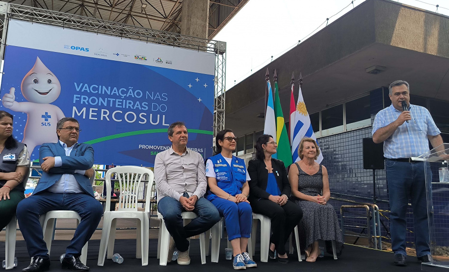 Projeto ''Fronteiras Saudáveis e Seguras do Mercosul'' promove ação de vacinação na Tríplice Fronteira de Foz do Iguaçu