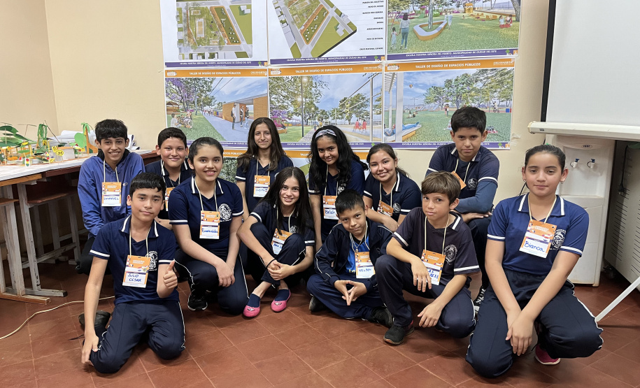 Com ONU-Habitat e Paraná, crianças propõem praças para inclusão de imigrantes em Foz do Iguaçu