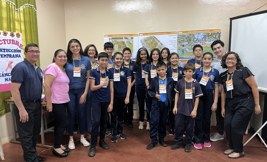 Com ONU-Habitat e Paraná, crianças propõem praças para inclusão de imigrantes em Foz do Iguaçu