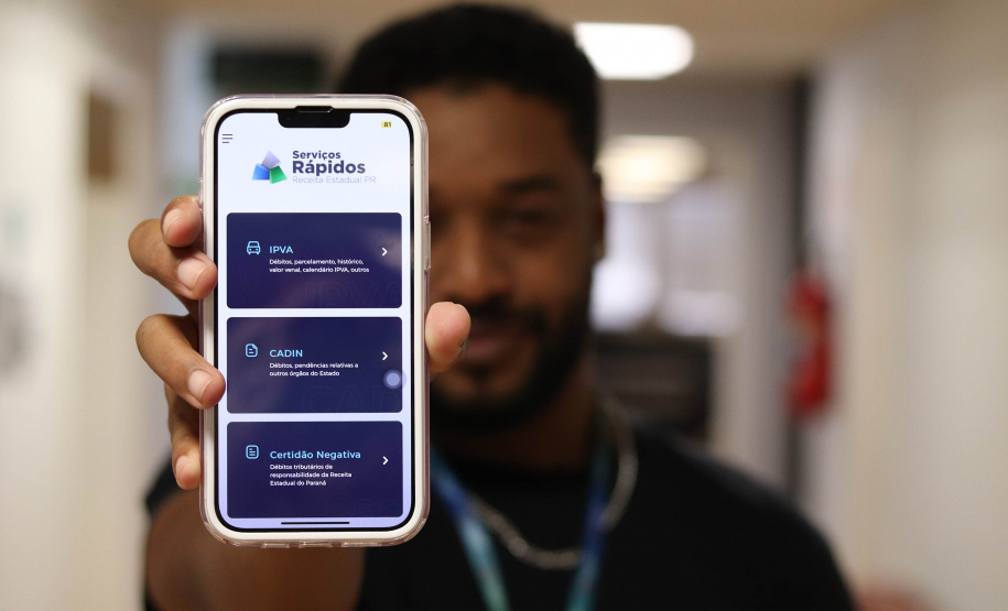63,6 mil guias do IPVA foram emitidas pelo aplicativo Serviços Rápidos da Receita Estadual do Paraná