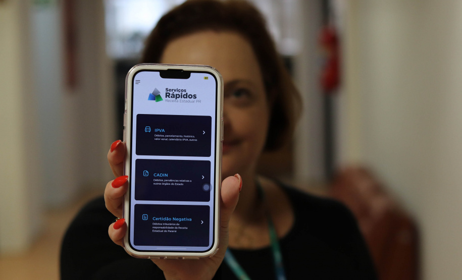 63,6 mil guias do IPVA foram emitidas pelo aplicativo Serviços Rápidos da Receita Estadual do Paraná