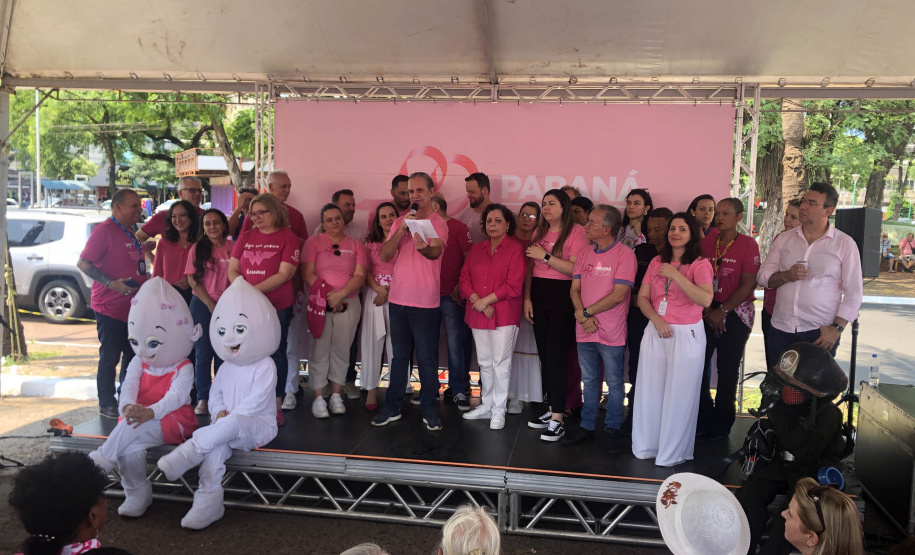 Com foco na saúde da mulher, Governo do Estado promove a 1ª etapa do Paraná Rosa em Ação