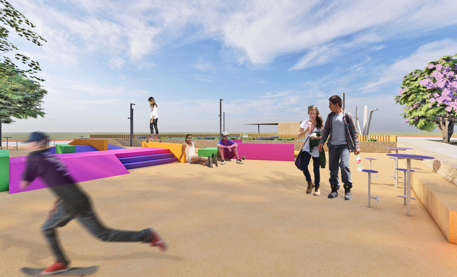 Com ONU-Habitat e Paraná, crianças propõem praças para inclusão de imigrantes em Foz do Iguaçu