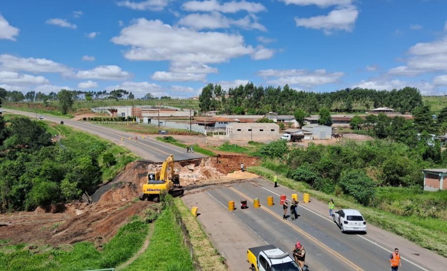 Governo do Paraná inicia recuperação da PR-151 em Jaguariaíva