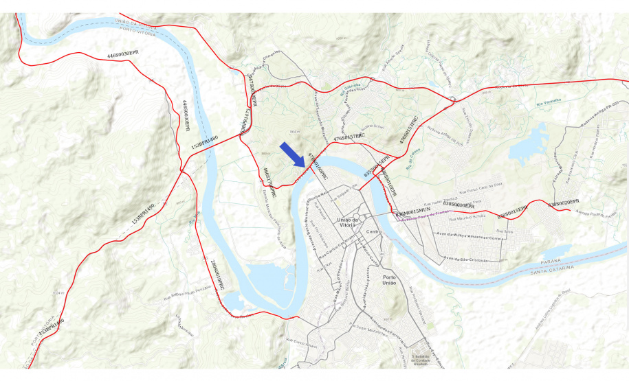 Bloqueio PRC-466 União da Vitória