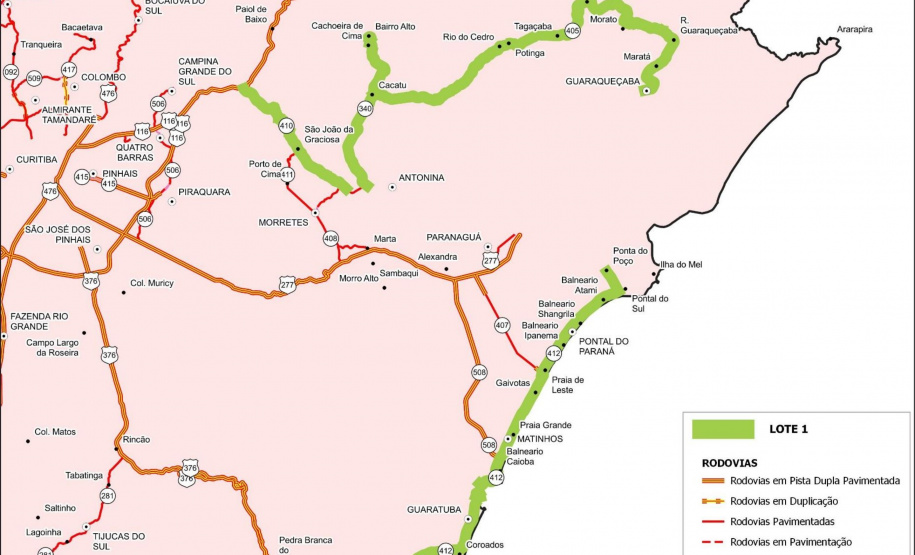Conservação da faixa de domínio das rodovias estaduais prevê investimento de R$ 768,3 mi
