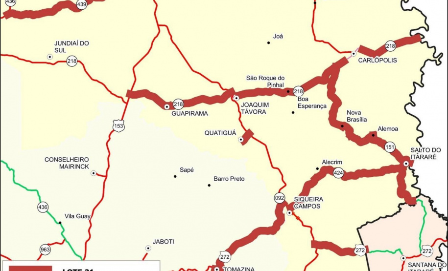Conservação da faixa de domínio das rodovias estaduais prevê investimento de R$ 768,3 mi