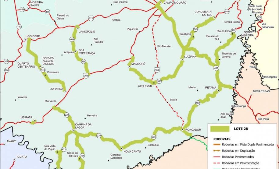 Conservação da faixa de domínio das rodovias estaduais prevê investimento de R$ 768,3 mi
