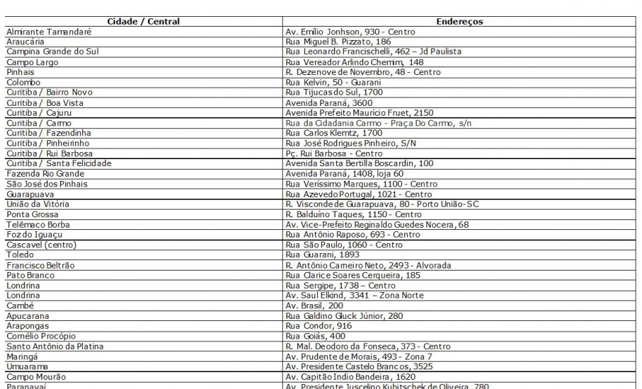 Centrais de Relacionamento da Sanepar estarão abertas neste sábado (21)
