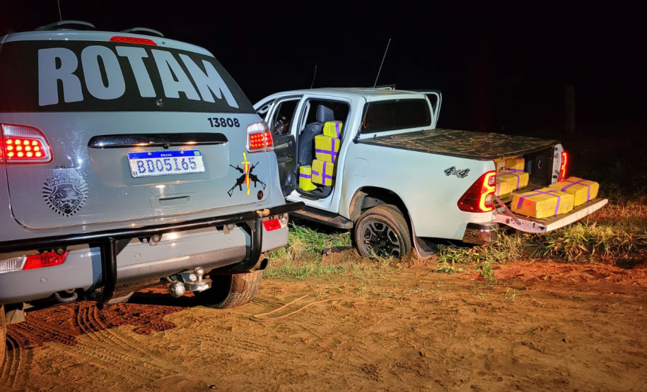 Policiais Militares apreendem 940 quilos de maconha em área rural de Querência do Norte