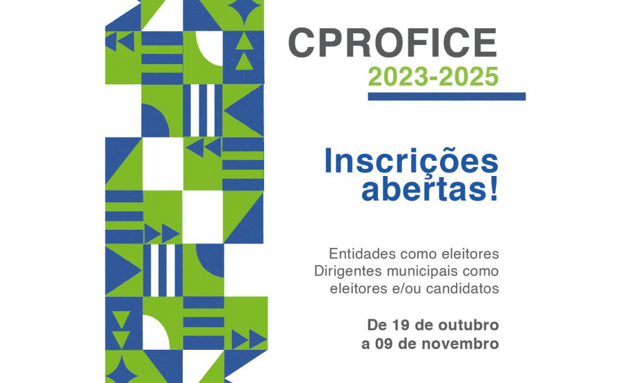 CProfice abre inscrições para biênio 2023-2025