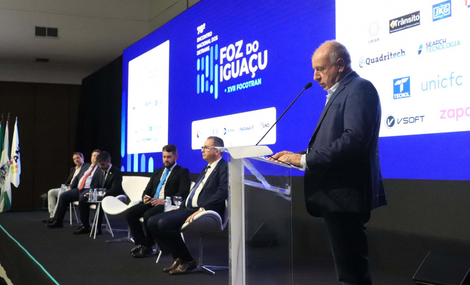 Encontro Nacional dos Detrans, em Foz do Iguaçu.