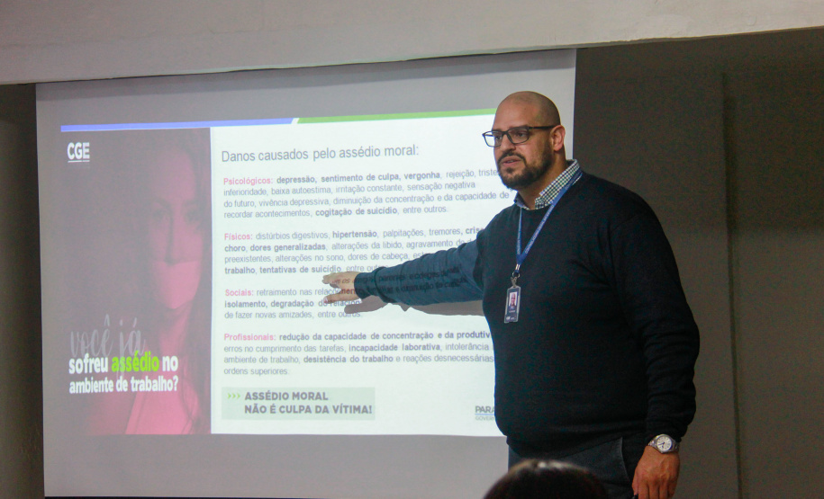 CGE promoveu 34 palestras em 2023 para discutir assédio com servidores do Estado