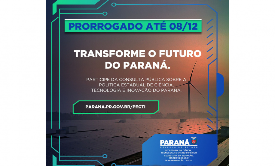 Governo prorroga prazo para realizar contribuições por meio da Consulta Pública para a Ciência e Inovação