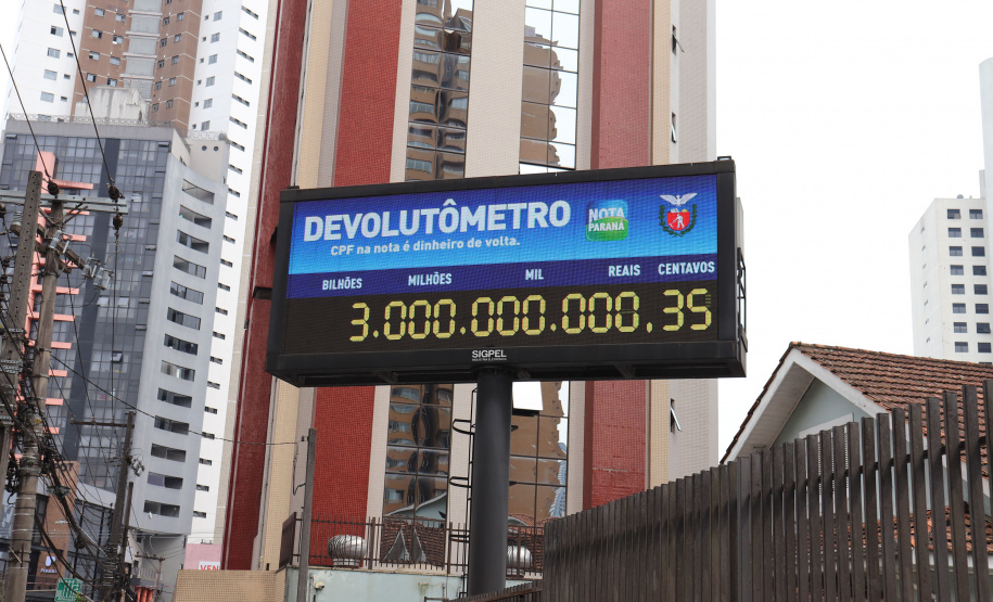 Nota Paraná alcança a marca de R$ 3 bilhões devolvidos aos contribuintes