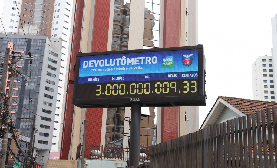 Nota Paraná alcança a marca de R$ 3 bilhões devolvidos aos contribuintes