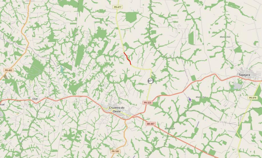 Rodovia de Cruzeiro do Oeste vai receber novo sistema de drenagem de águas da chuva