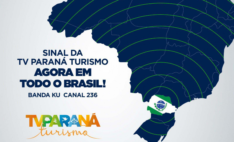 TV Paraná Turismo expande sinal para todo o Brasil