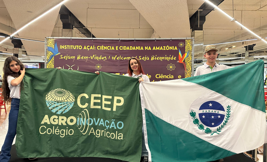 Estudantes paranaenses de Colégio Agrícola de Cascavel conquistam premiação em feira internacional de Ciência e Tecnologia