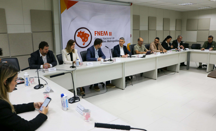 O Paraná sediou nesta terça e quarta-feira (28 e 29) a reunião do Fórum Nacional de Entidades Metropolitanas – FNEM.