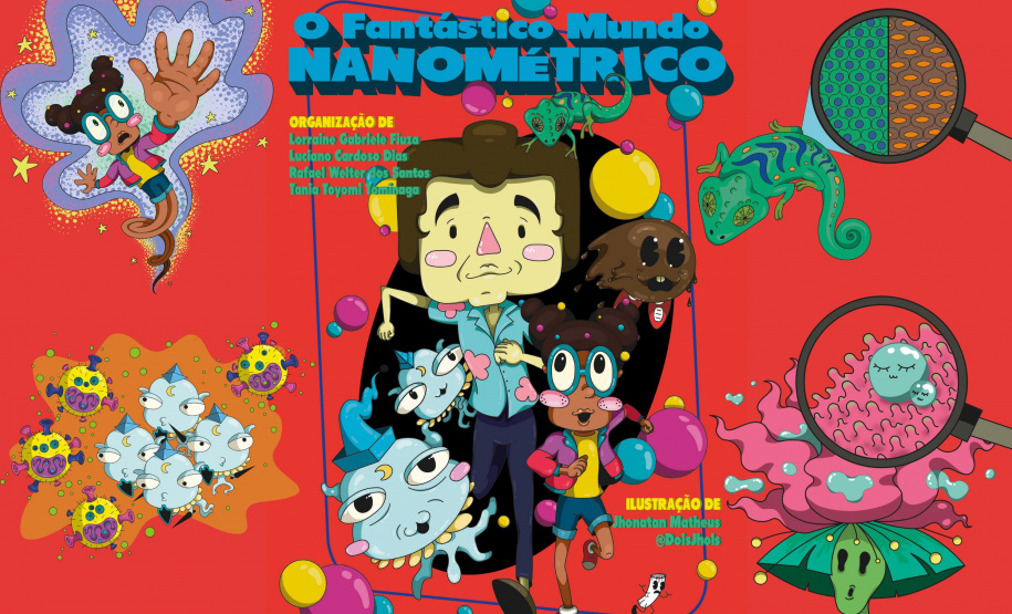 Pesquisadores e alunos da Unicentro publicam livro infantil sobre nanociência